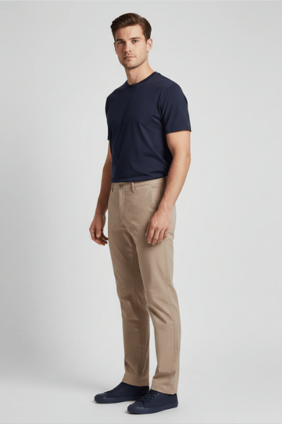 Aura Pantalon Clasico Corte Chino Hombre (1) Aura Pantalon Clasico Corte Chino Hombre
