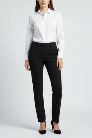 Bistró Pantalon de vestir Slim fit Mujer
