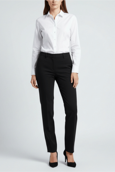 Bistró Pantalon de vestir Slim fit Mujer (1) Bistró Pantalon de vestir Slim fit Mujer