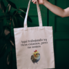 Bolsa de Tela, Tote Bag: Aquí trabajando xp ricos estamos, pero no somos