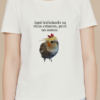 Camiseta Mujer Manga Corta Aquí trabajando xp ricos estamos, pero no somos