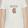 Camiseta Mujer Manga Corta Nunca dejes de brillar o te pego!