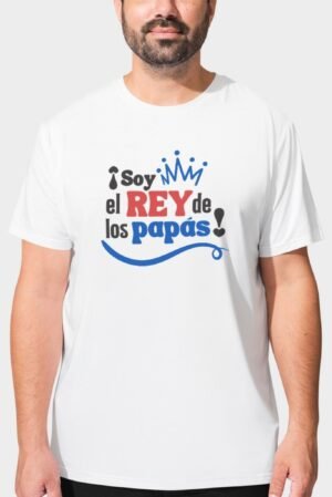 Camiseta Regalo dia del padre | Soy el Rey de los Papas