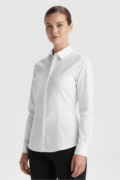 Grace L Camisa manga larga mujer entallada