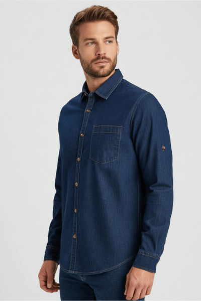 Ivy Camisa vaquera manga larga Hombre (2) Ivy Camisa vaquera manga larga Hombre