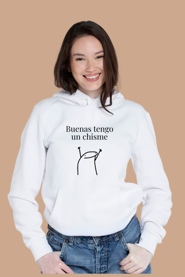Sudadera con Capucha Mujer | Buenas tengo un chisme