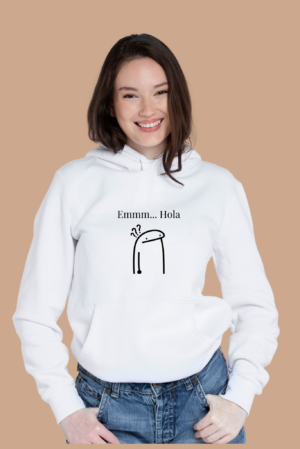 Sudadera con Capucha Mujer | Emmm... Hola