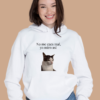 Sudadera con Capucha Mujer | No me caes mal, yo miro así