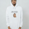 Sudadera Hombre con Capucha | Nunca dejes de brillar o te pego!