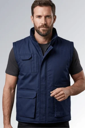 Summit Chaleco laboral multibolsillos acolchado