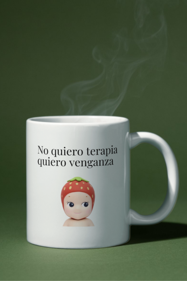 Taza No quiero terapia quiero venganza