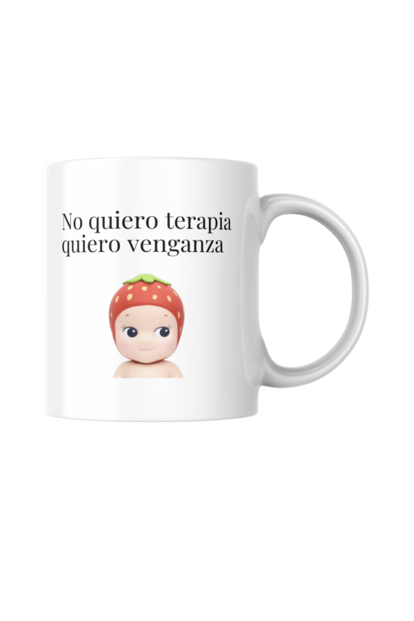 Taza No quiero terapia quiero venganza