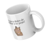 Taza Nunca dejes de brillar o te pego!
