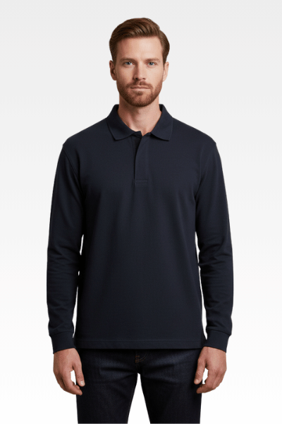 Terrain L Polo manga larga de piqué