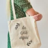 Bolsa tote bag personalizada con estampados, fotos, frases