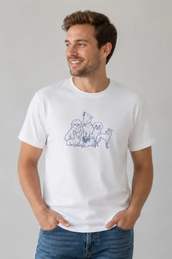 camiseta-blanca-solidaria-hombre Camiseta Solidaria Barcelona Unisex