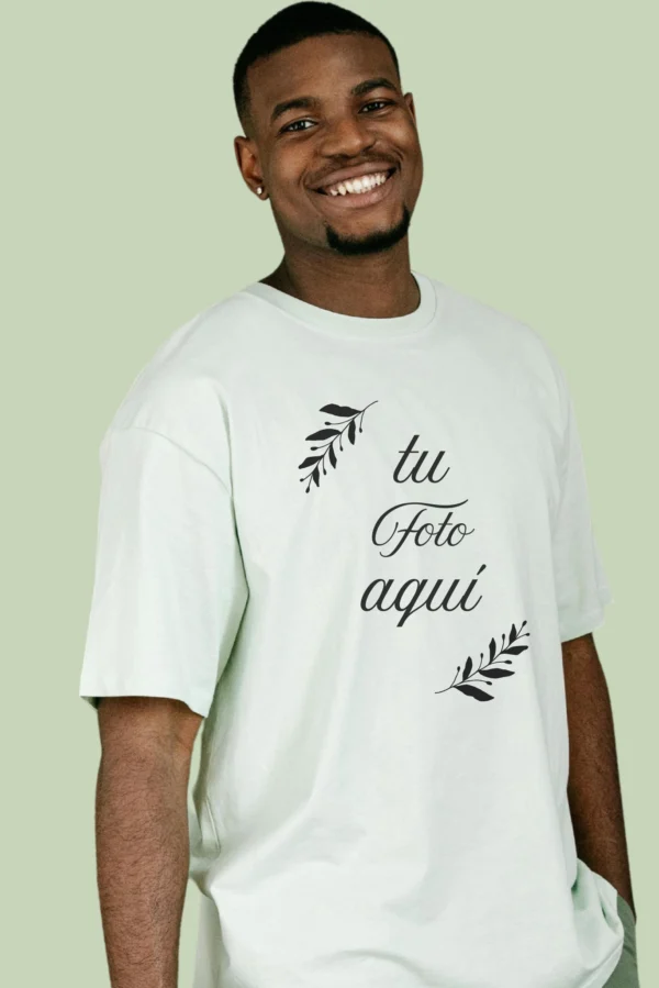 camisetas oversize personalizadas con estampados, fotos, frases