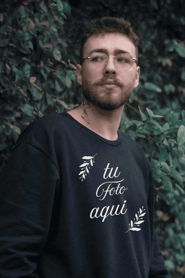 Sudadera Hombre sin Capucha Personalizada