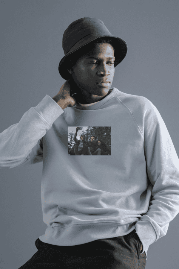 Sudadera Hombre sin Capucha Personalizada
