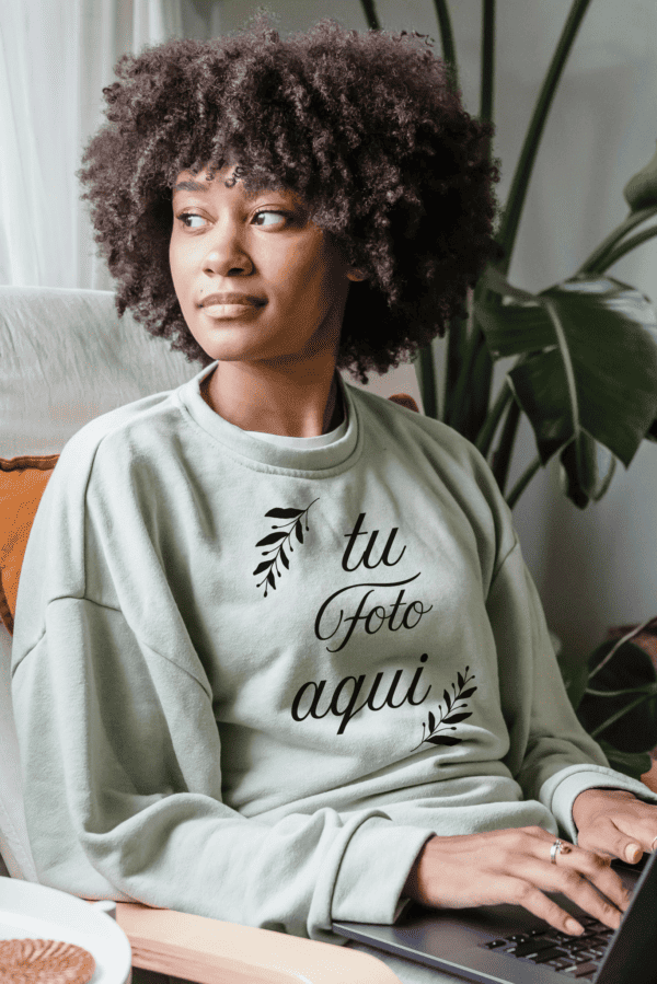 Sudadera Mujer sin Capucha Personalizada