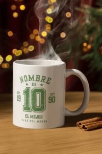 Taza personalizada con Nombre - Día del padre | El Mejor Papá del Mundo